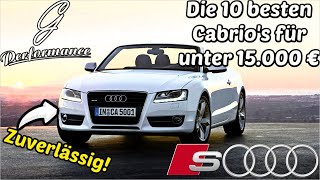 Top 10 Feuchtmacher Cabrios für unter 15000 €  G Performance [upl. by Naahs]