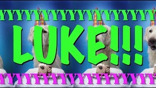 HAPPY BIRTHDAY LUKE  EPIC Happy Birthday Song [upl. by Laughton]