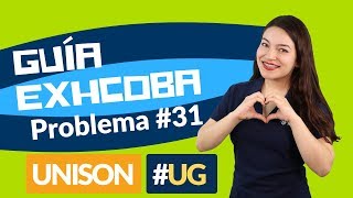 Guía EXHCOBA  UG  UNISON  Reactivo 31  Curso examen de admisión  UNISON  UGTO [upl. by Ehtylb482]