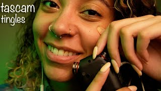 TASCAM WET MOUTH SOUNDS amp Visual Triggers  ASMR sleepaid [upl. by Kari]