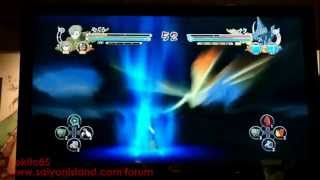 Naruto Storm 3 jinchuriki fight Yagura vs Fu gameplay [upl. by Claudetta]