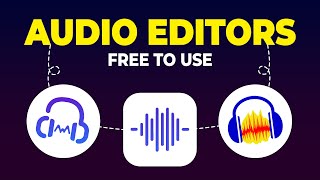 3 Best FREE Audio Editing Softwares for PC ✔ [upl. by Amalea]