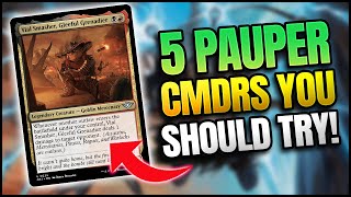 Pauper EDH My Top 5 OTJ Cmdrs  PDH  Pauper Commander [upl. by Berny]