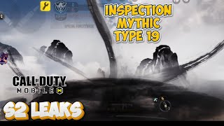 Mythic Type 19 Updated Full Inspection Codm S2 Leaks [upl. by Eenwat]