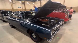 ￼1969 Hemi RoadrunnerJamaican blue Mecum Kissimmee 2024 some of the Mopar’s and more👍mecum mopar [upl. by Laurita]