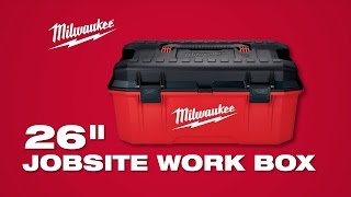 Milwaukee® Jobsite Work Box [upl. by Akemahc875]