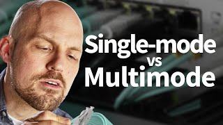 Fiber Cable Types Explained  SingleMode SMF vs Multimode Fiber MMF [upl. by Lantz]