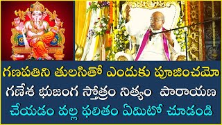 గణేశ భుజంగ స్తోత్రం Part4  Ganesha Bhujanga Stotram  Garikapati Narasimha Rao Latest Speech [upl. by Sidnarb952]