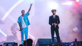 Justin Bieber  Never Say Never ft Jaden 🤩 Live from the Freedom Experience [upl. by Nonnarb904]