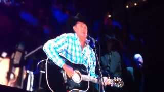 George Strait  final concert  2014  quotThe Chairquot [upl. by Nnaik405]