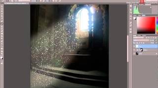 Tutorial Photoshop Crear rayos de luz [upl. by Yniatirb]