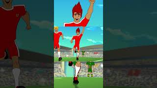 Goal Team Supa Strikas Score Together 🥅  Supa Strikas Soccer Cartoon  football Shorts Viral [upl. by Fabiola]