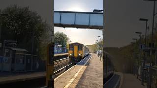 TfW 150251 departs Llanharan with echoey tone [upl. by Atsylak896]