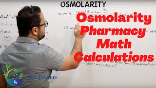 Osmolarity For Pharmacy Students  Technicians amp Interns  PTCB amp Naplex Exams [upl. by Eenttirb]