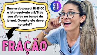 EXERCÍCIOS DE FRAÇÃO  MATEMÁTICA BÁSICA \Prof Gis [upl. by Carolina722]