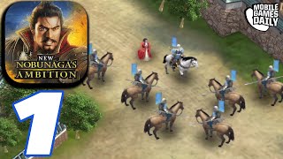 New Nobunagas Ambition Mobile Gameplay Walkthrough Part 1 [upl. by Coshow]