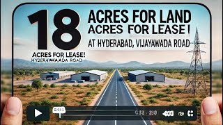 LAND LEASE  18 ACRES  PIGILIPUR Near LOGISTIC PARK Fruit market Batasingaram [upl. by Frasco]