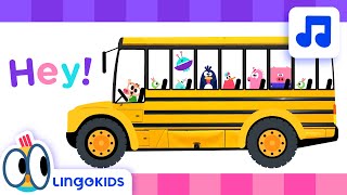 WHEELS ON THE BUS with VEHICLES 🚌🏍️🚜 Songs For Kids  Lingokids [upl. by Ping]