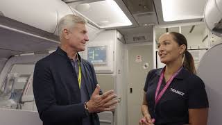 David Coulthard Tours Wizz Air Training Centre in Budapest [upl. by Eon]