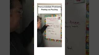 Pronunciation Problems Poetry vs Poultry [upl. by Pasol]