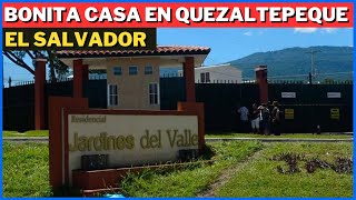 SE VENDE BONITA CASA EN QUEZALTEPEQUE LA LIBERTAD EL SALVADOR [upl. by Yekcaj]