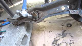 How to remove a Acura or Honda Trailing arm bushing [upl. by Mile]