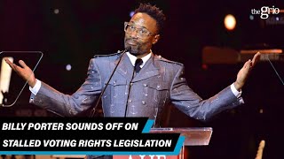 Billy Porter Sounds Off On Voting Rights [upl. by Inail233]