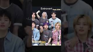 Extrovert vs Introvert singing JJAM straykids JJAM kpop [upl. by Aisilef]