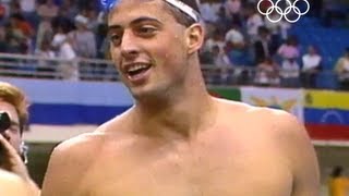 Biondi Jacobs Dalbey Jager Win 4x100m Relay Gold For USA  Seoul 1988 Olympics [upl. by Hooge]