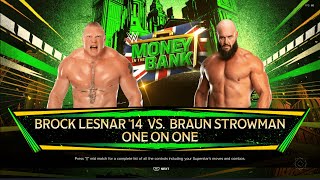 Brock Lesnar vs Braun Strowman  Breaking The Ring [upl. by Htebazile843]