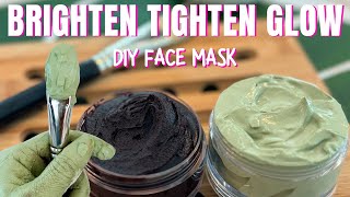 2 Easy DIY FACE MASK RECIPES for Brighter Tighter Glowing Skin [upl. by Amber]