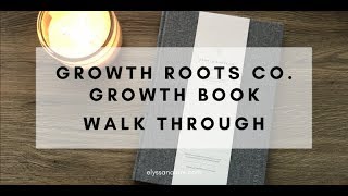 Growth Book Walk Through  Growth Roots Co  Bible Bullet Journal [upl. by Tory]