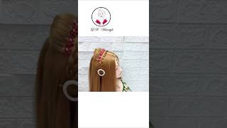 Easy open hairstyle ❤️ hair style 😍shorts hairstyle haircare hairtutorial [upl. by Ytissahc950]