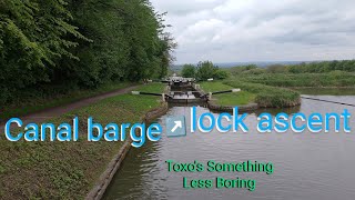 Narrow boat canal lock ascent [upl. by Stesha100]