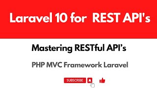 Laravel 10 for REST API 🚀⚡ laravel restapi [upl. by Cherian683]