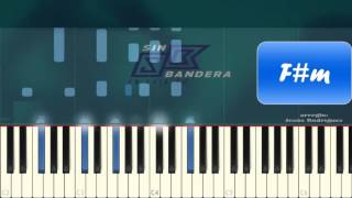 Sin Bandera  En Esta No  Piano Tutorial  Cover [upl. by Normie263]