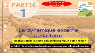 Phénomènes géologiques externes réalisation de la carte paléogéographique dune région شرح بالداريجة [upl. by Idona672]