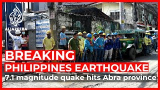 Earthquake hits Philippines’ Luzon island rattling Manila [upl. by Odiug275]