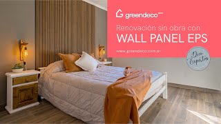 Renovamos un dormitorio con Wall Panel by Deco Expertas  Green Deco Store [upl. by Kcirdahc]