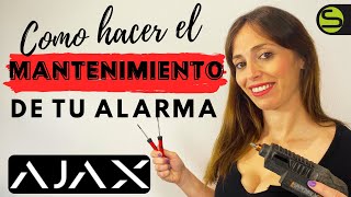 ⚙️ COMO HACER EL MANTENIMIENTO DE TU ALARMA AJAX CON SOULTEK 🚨 [upl. by Lucie]