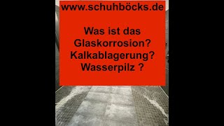 Glaskorrosion  Wasserpilz Oder Kalk [upl. by Friedly]