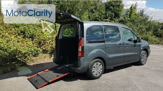 Peugeot Partner Tepee Wheelchair Accessible Vehicle WAV Review  MotaClarity [upl. by Ardnael728]