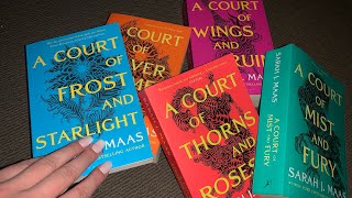 asmr  book review 📚 acotar series [upl. by Cooper]