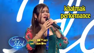 sneha Indian idol season 15 audition apne singing se judges ko kiya empress [upl. by Delinda]