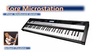 Korg Microstation demo Prog Keyboard [upl. by Scurlock]