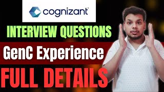 Cognizant GenC Interview Experience  Cognizant GenC Next  How to Prepare for Cognizant Interview [upl. by Powder]