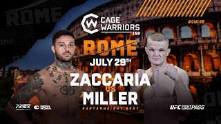 Emanuele Zaccaria vs Sylwester Miller  FULL FIGHT  CW 158 [upl. by Aivle748]