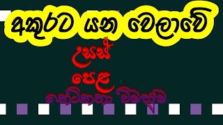 අකුරට යන වෙලාවේ  කෙටි කතා විචාරය  Akurata yana welawe  Keti katha Vicharaya  උසස් පෙළ  සිංහල [upl. by Frost454]