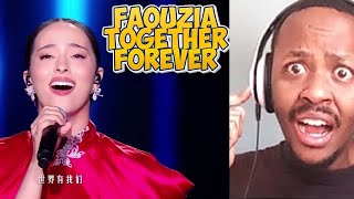 FAOUZIA REACTION  Faouzia  爱是一样的Together Forever at the 37th Hundred Flowers Awards [upl. by Nadeau667]