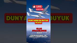 Dünyanın en büyük uçağı stratolaunch roc  The worlds largest aircraft Stratolaunch Roc [upl. by Lucic]